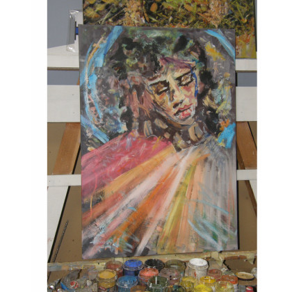 Eryk Maler - obrazy olejne - Tęcza, 70x100, 2024 foto #1