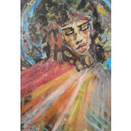 Tęcza, 70x100, 2024