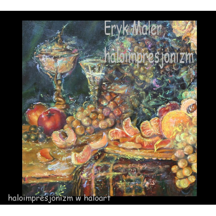 Eryk Maler - obrazy olejne - Niebieski, 70x100, 2024 foto #3