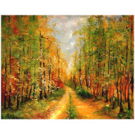 MAGIA JESIENI OBRAZ OLEJNY 40-50CM