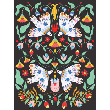 Plakat Folk 2, Marcin Waśka, plakaty