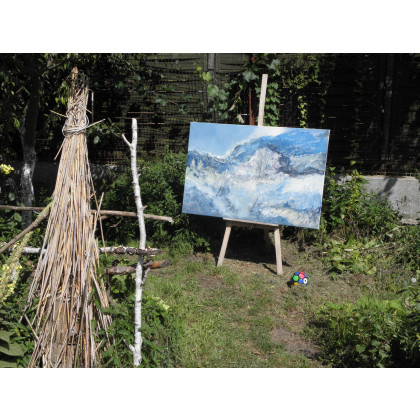 Eryk Maler - obrazy olejne - W górach, 120x80, 2024 foto #2