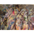 Ryby, wino, owoce, 120x80, 2024