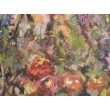 Ryby, wino, owoce, 120x80, 2024