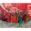 Obraz olejny Czerwony - Coca-Cola $ ø œ