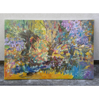 Eryk Maler - obrazy olejne - Wierzby, BAJKA, 120x80, 2024 foto #1