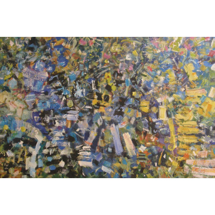Eryk Maler - obrazy olejne - Domy nad wodą, 120x80, 2024 foto #1