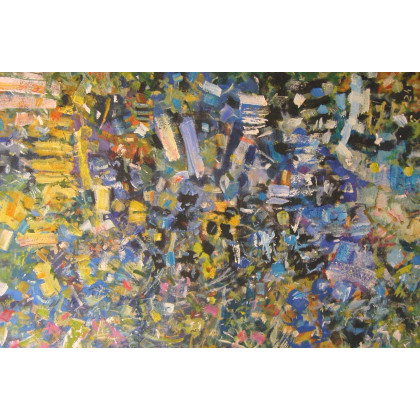 Eryk Maler - obrazy olejne - Domy nad wodą, 120x80, 2024 foto #2