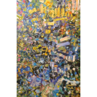 Domy nad wodą, 120x80, 2024