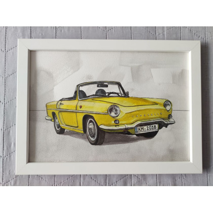 Karolina Malarska - grafika tech. mieszana - Renault Caravelle foto #2