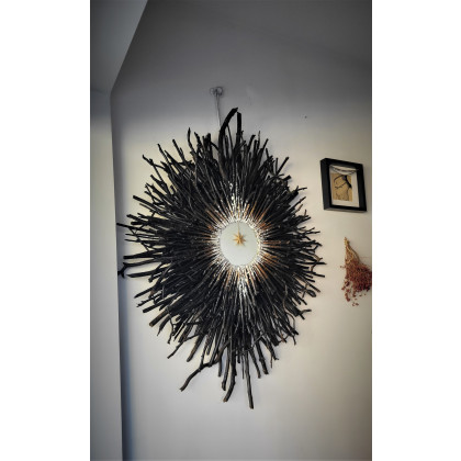 Jessica Popko - dekory wiszące - zwierciadło designerskie SOL foto #2