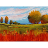 ŁĄKA- RYSUNEK PASTELAMI