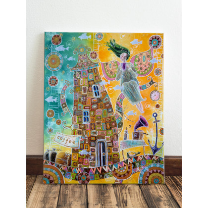 4mara - wydruki na płótnie - Kawa o smaku morza – Giclee foto #2