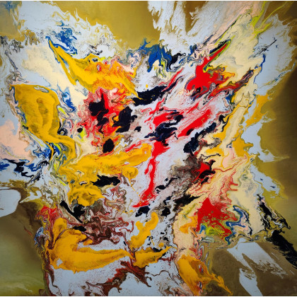 Our life is like a color palette, Felix Guenther, obrazy akryl