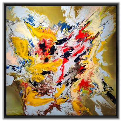 Felix Guenther - obrazy akryl - Our life is like a color palette foto #3