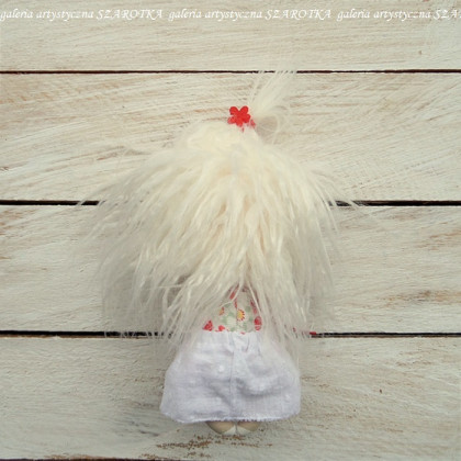 szarotka - inne - LALA TRUSKAWKOWA - dekoracja tekstylna, OOAK, xxs foto #3
