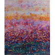 Abstrakcja purpurowa 80x100 cm