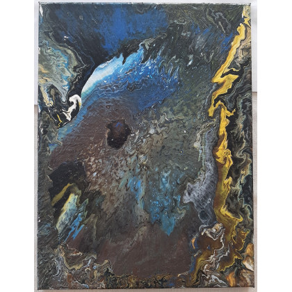 SUPERNOVA, akryl na płótnie., Ewelina Gruszecka, obrazy akryl