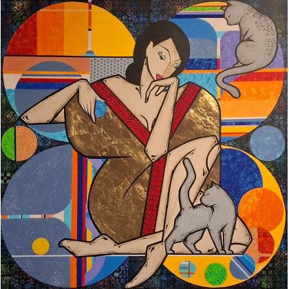 Wieloświaty, Iwona Wierkowska-Rogowska, obrazy akryl