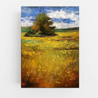 ŻÓŁTA ŁĄKA - PRACA FORMATU 24/18 CM
