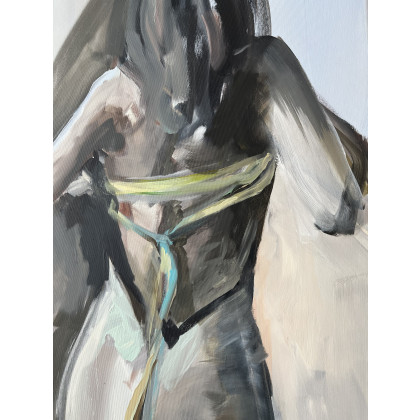 Alina Louka - obrazy akryl - Woman 120x50 foto #4