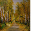 Magiczna aleja obraz olejny 70cm-70cm