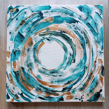 Joanna Bilska - obrazy akryl - Dream 60x60 cm abstrakcja foto #3