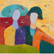 Postacie 169 - To skomplikowane 60x60 cm