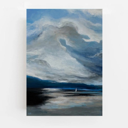 Morze   - obraz akrylowy 70/50 cm, Paulina Lebida, obrazy akryl