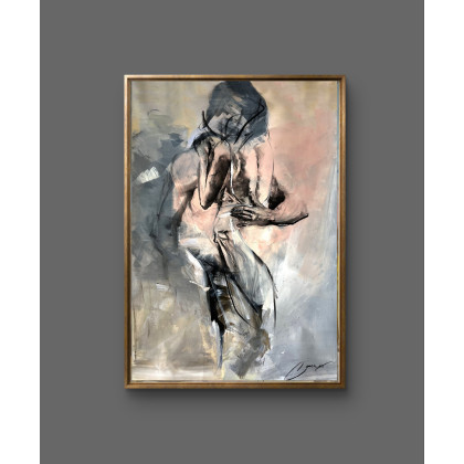 Alina Louka - obrazy tech. mieszana - Love - 120x80 foto #1