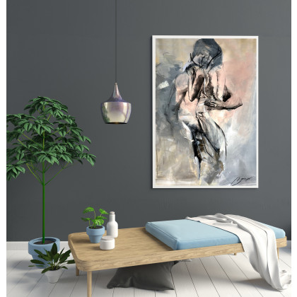 Alina Louka - obrazy tech. mieszana - Love - 120x80 foto #3