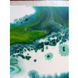 Błękitna Laguna 70x70 cm abstrakcja