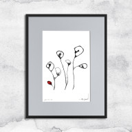 GRAFIKA Z RAMĄ - NR 9 - MAKI