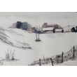 Akwarela Akwarelka Obraz pt. Onegdaj 26 x 18 cm
