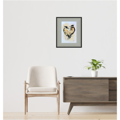 Joanna Tomczyk - obrazy akwarela - Żurawie - Symbol wieczności, Akwarela 24x34 cm foto #3