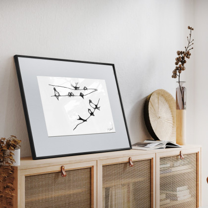Maja Gajewska - grafika tech. mieszana - Grafika z ramą - nr 6 foto #1