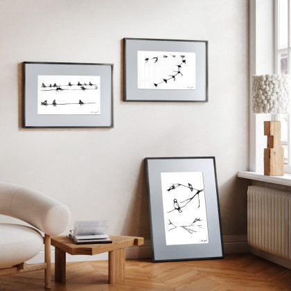 Maja Gajewska - grafika tech. mieszana - Grafika z ramą - nr 26 foto #1