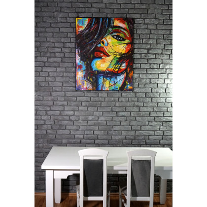 Rafal Stach - olej + akryl - Lady Wind 80x100 foto #4