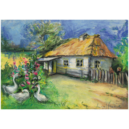 Sielsko.... Sucha pastel, Anawa-art, pastele suche
