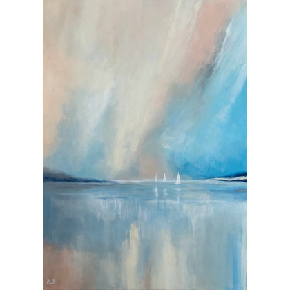 Morze    - obraz akrylowy 70/50 cm, Paulina Lebida, obrazy akryl