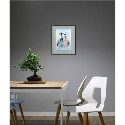 Joanna Tomczyk - obrazy akwarela - Żurawie Rodzinne ścieżki, Akwarela 24x32 cm foto #3
