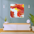 BLOODSTREAM 70x70 cm abstrakcja