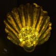 Lampa Miedziana Muszla Handmade