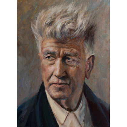 David Lynch Portret, Damian Gierlach, obrazy olejne