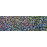 Kwiaty w słoikach, weranda, 40x120, 2025