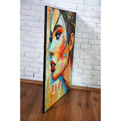 Rafal Stach - olej + akryl - Miss You 80x100 foto #2