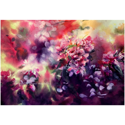 Power of love, Joanna Magdalena, obrazy akwarela