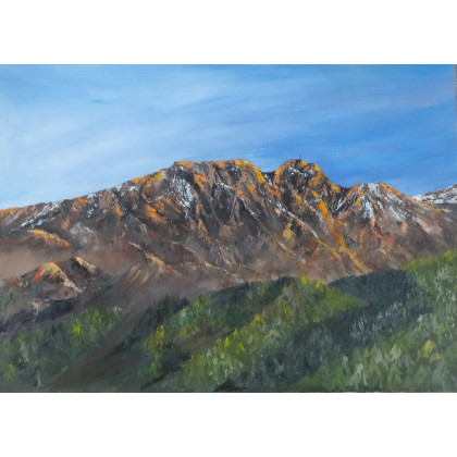 Tatry - Giewont latem, Maria Sularz, obrazy olejne
