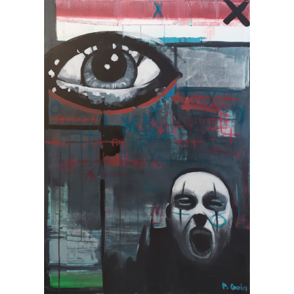 Loud Silence, Piotr Gola, obrazy akryl
