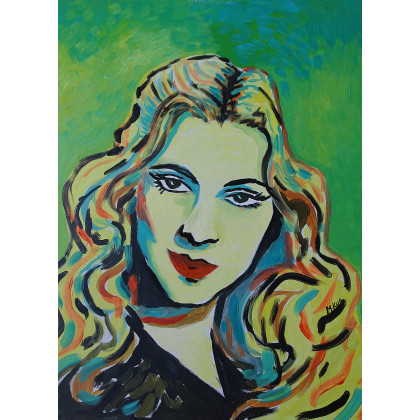 Marlena Kuć - obrazy olejne - joan fontaine foto #2